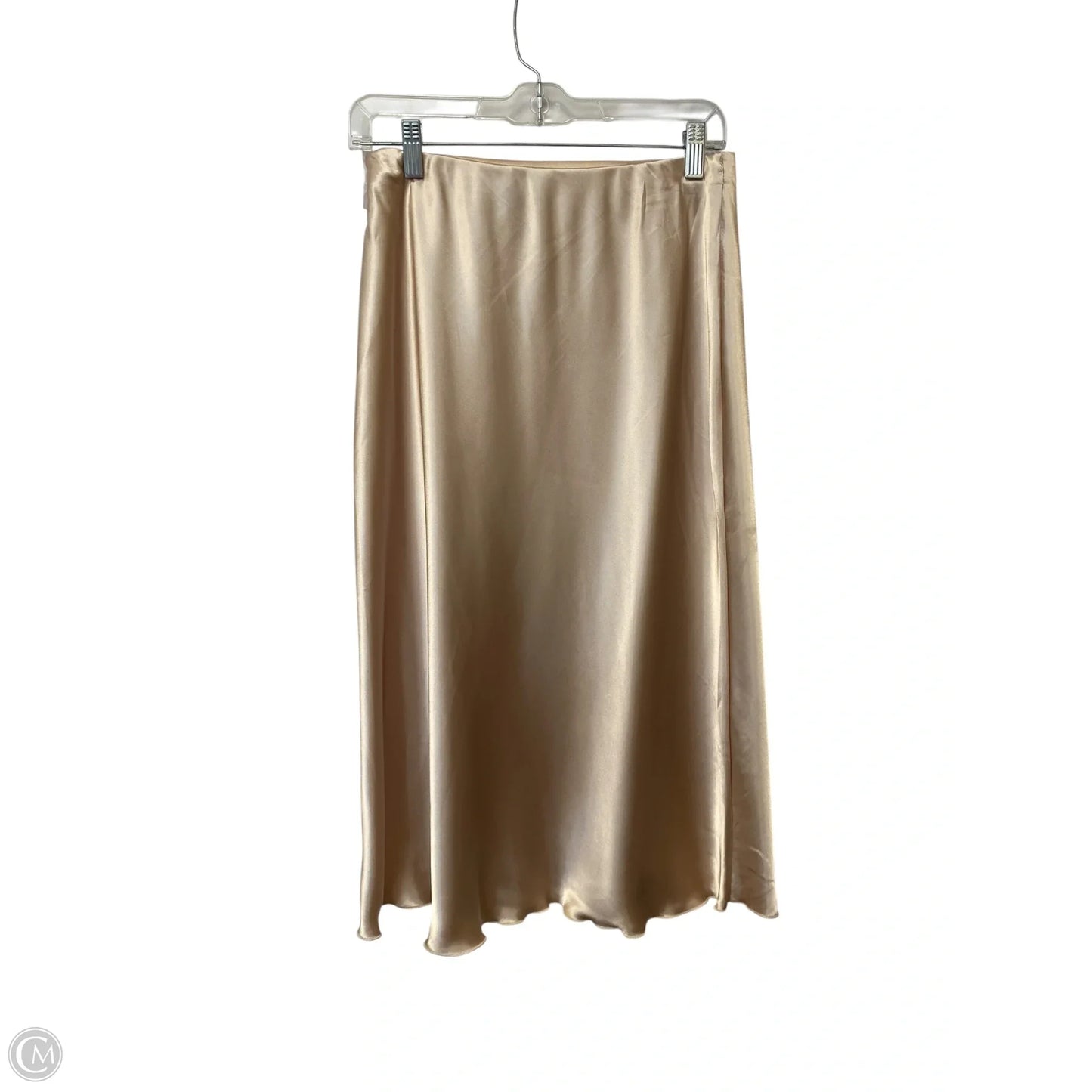 Skirt Maxi By Nicole Miller In Gold, Size: M