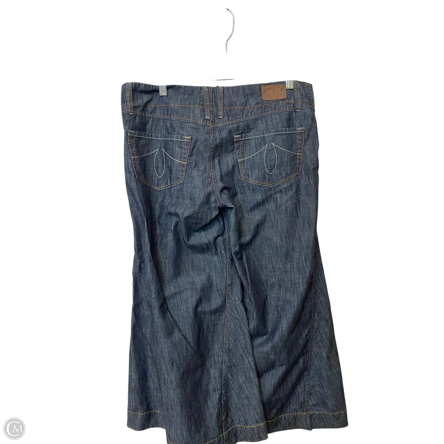 Jeans Wide Leg By Level 99 In Blue Denim, Size: 12