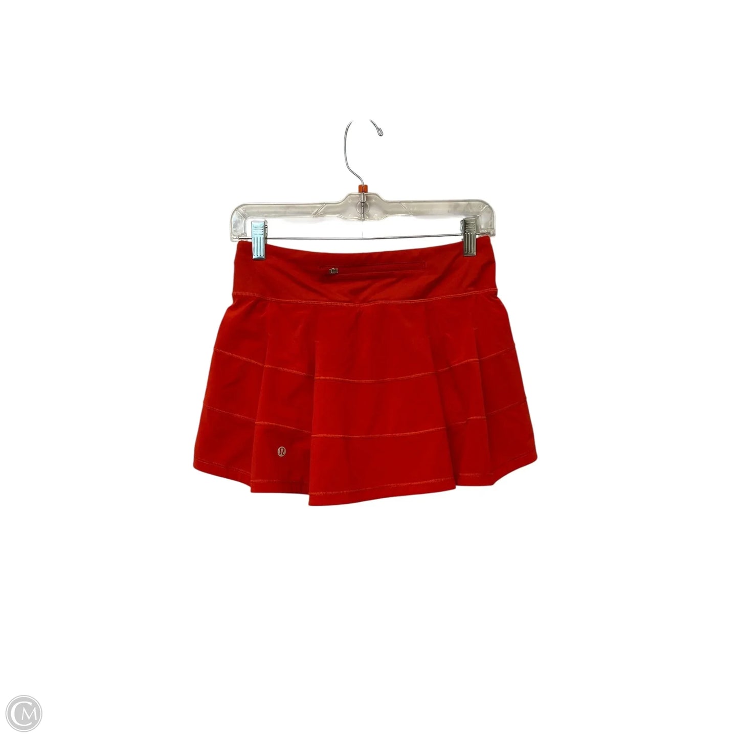 Athletic Skort By Lululemon In Red, Size: 4