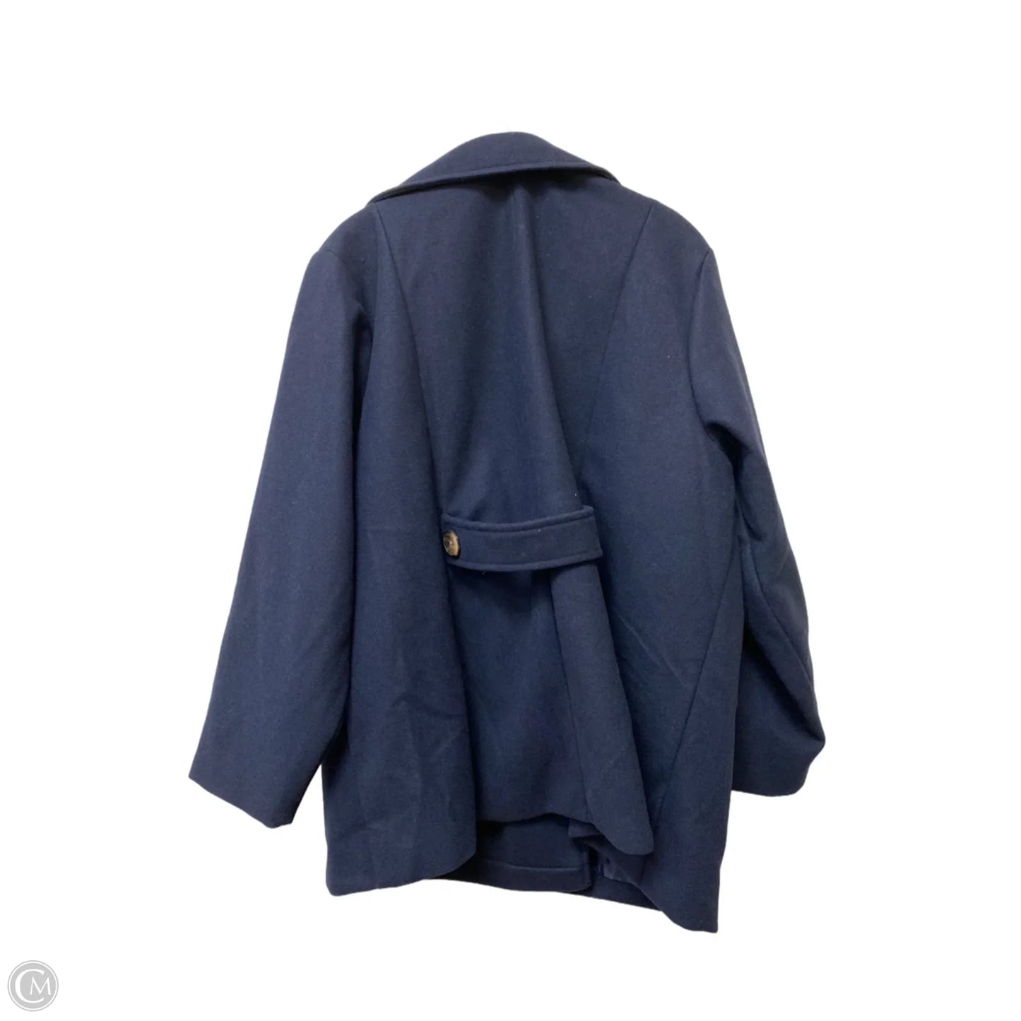 Coat Peacoat By Me Jane In Blue, Size: 3x