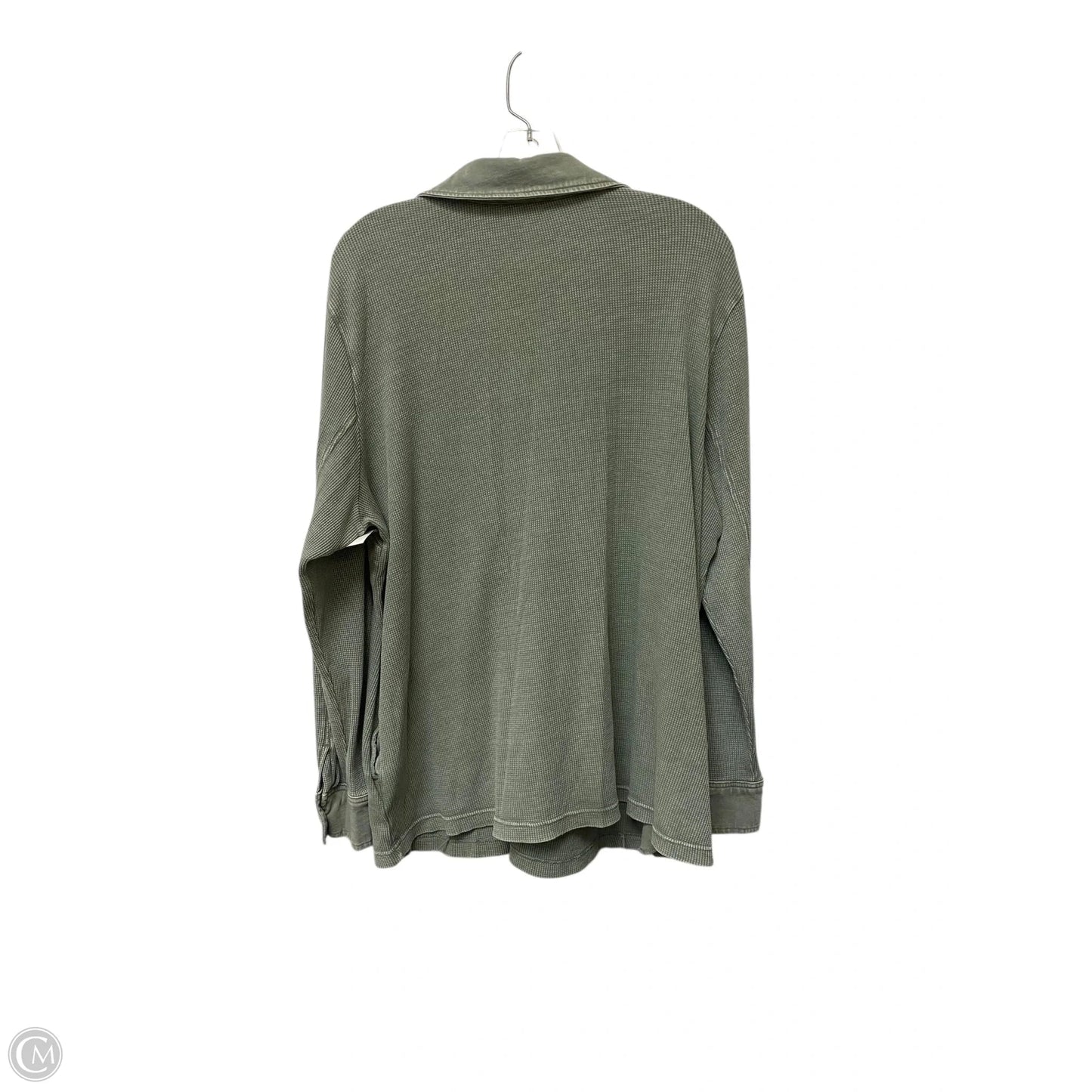 Top Long Sleeve By Tribal In Green, Size: Xl