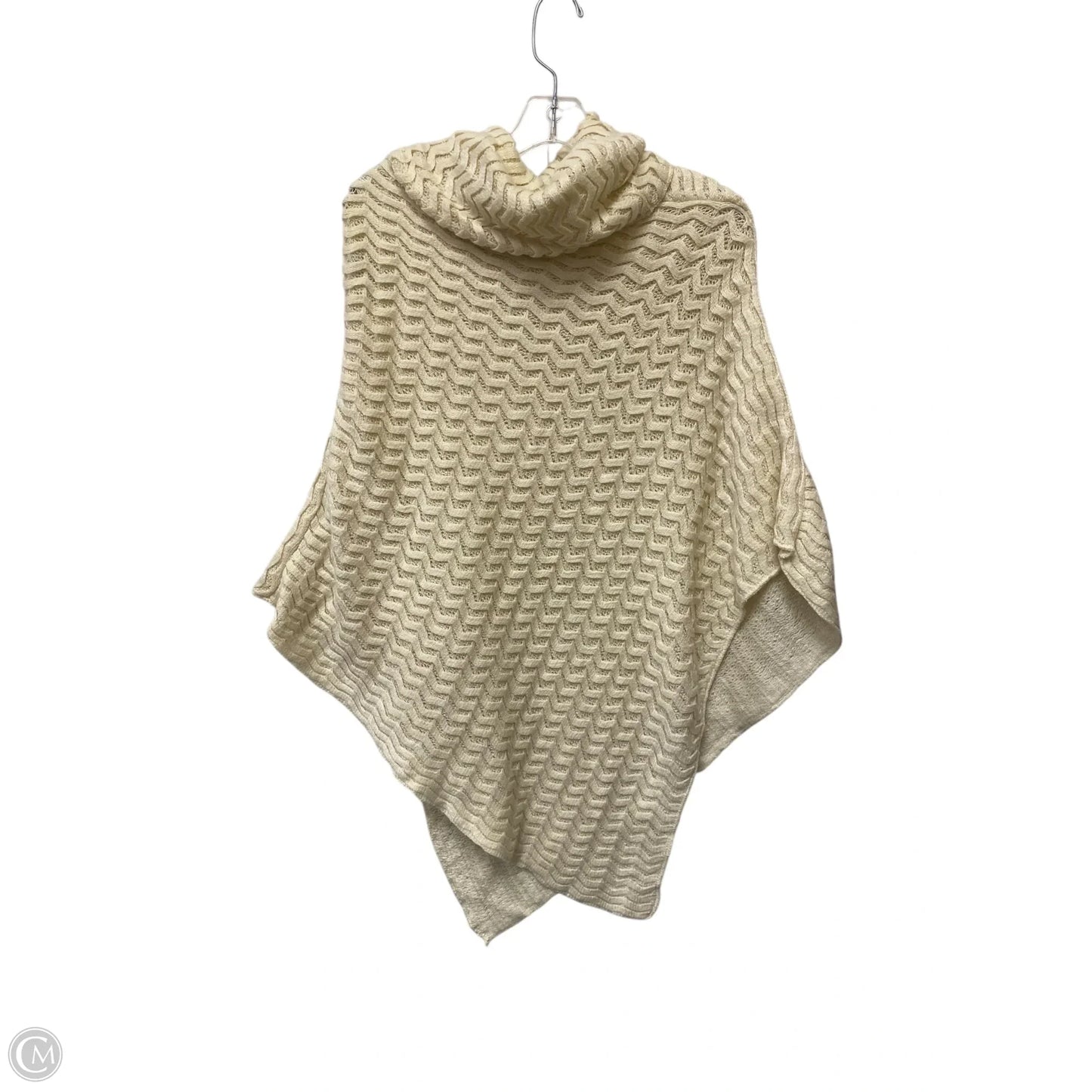 Poncho By Steve Madden In Cream, Size: Osfm