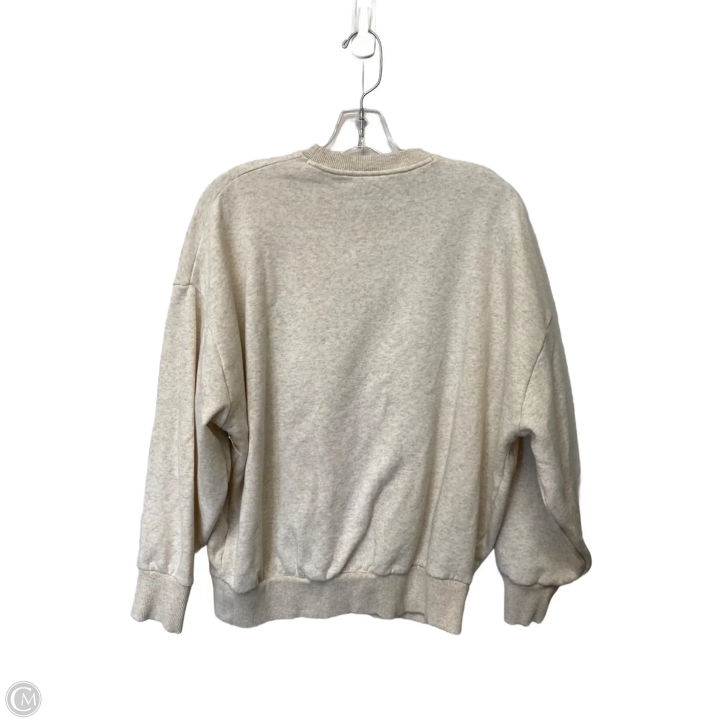 Sweatshirt Crewneck By Under Armour In Cream, Size: Xs