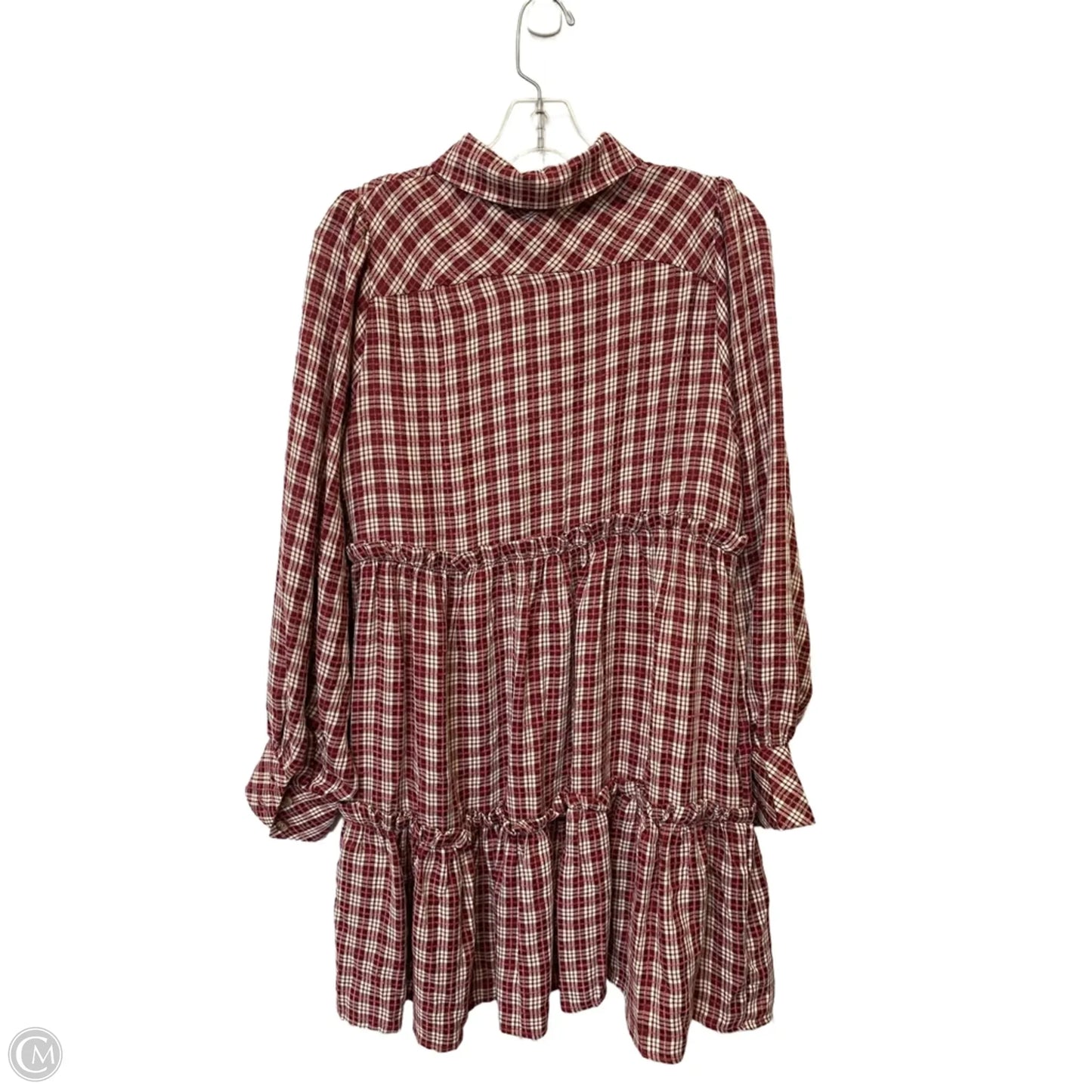 Dress Casual Midi By Umgee In Plaid Pattern, Size: S