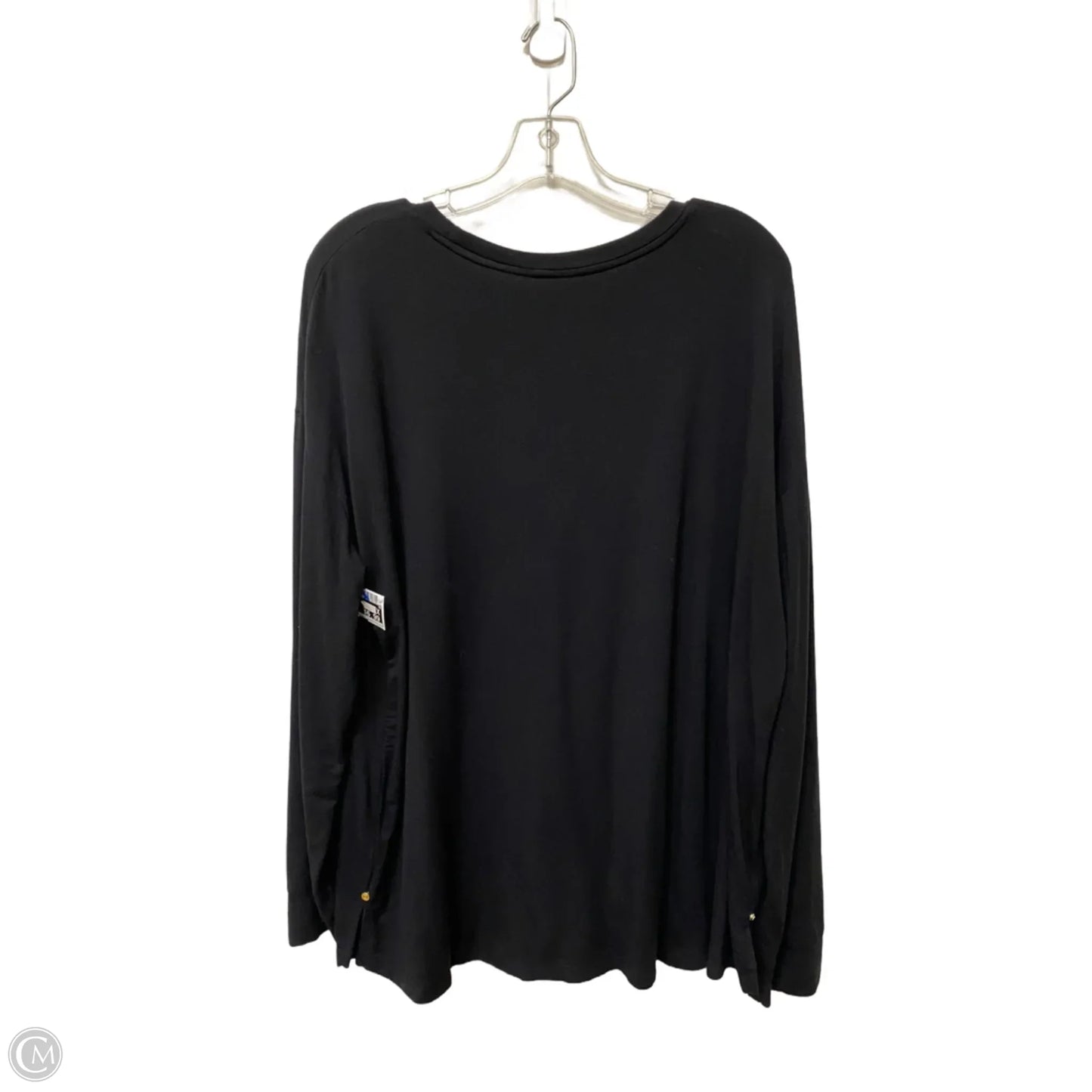 Top Long Sleeve Basic By Cme In Black, Size: 3x