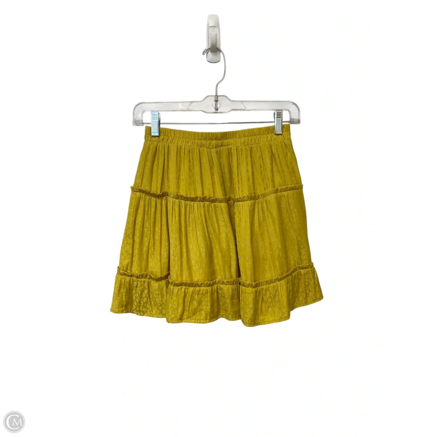 Skirt Mini & Short By Heyson In Yellow, Size: S
