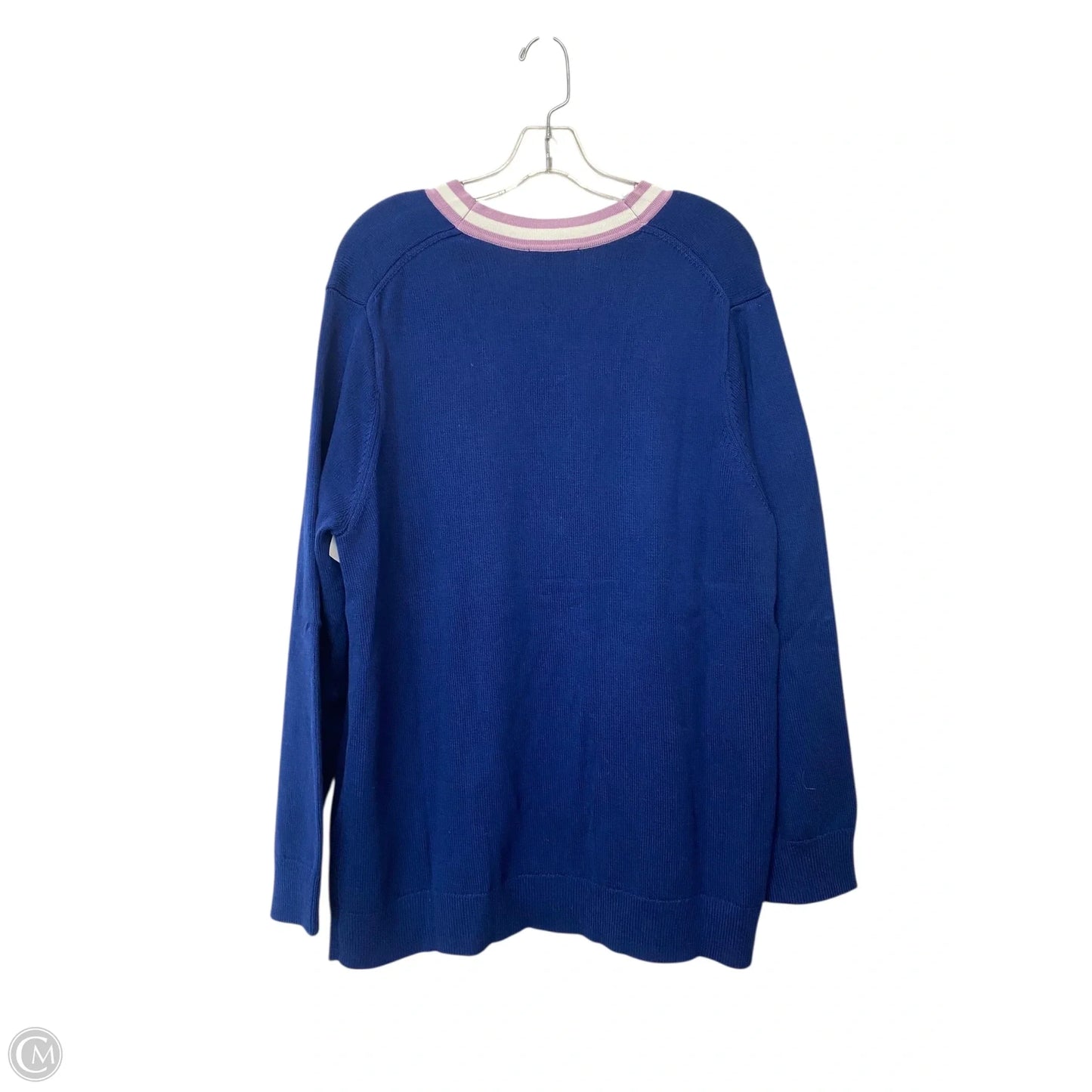 Cardigan By On 34th In Navy, Size: Xxl