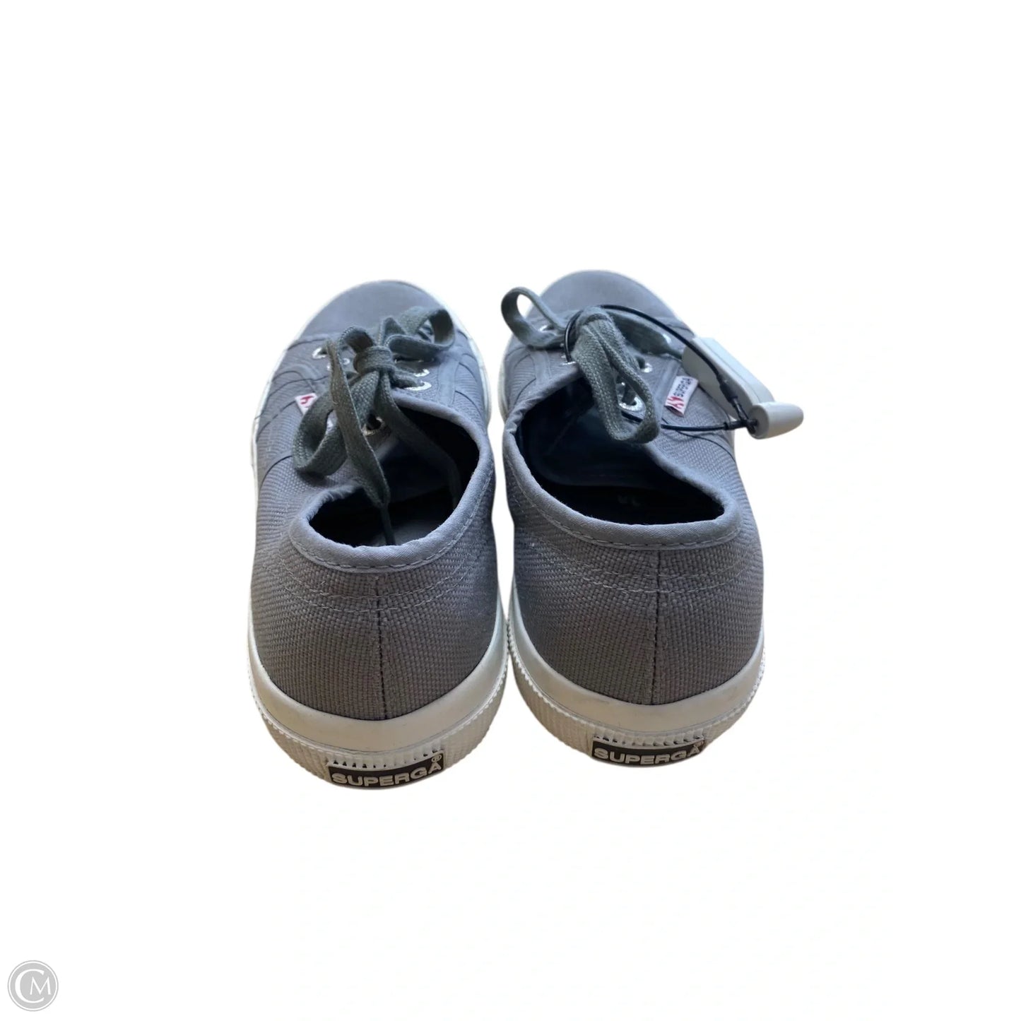 Shoes Flats By Superga In Grey, Size: 7.5