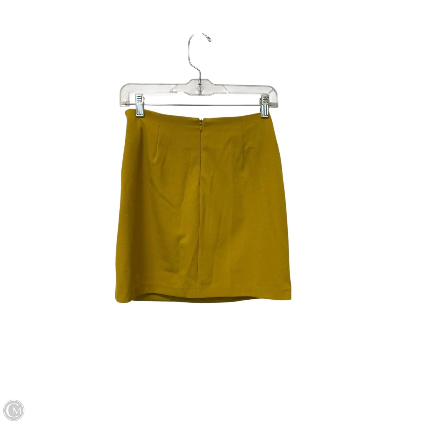 Skirt Mini & Short By Sugar Lips In Yellow, Size: S