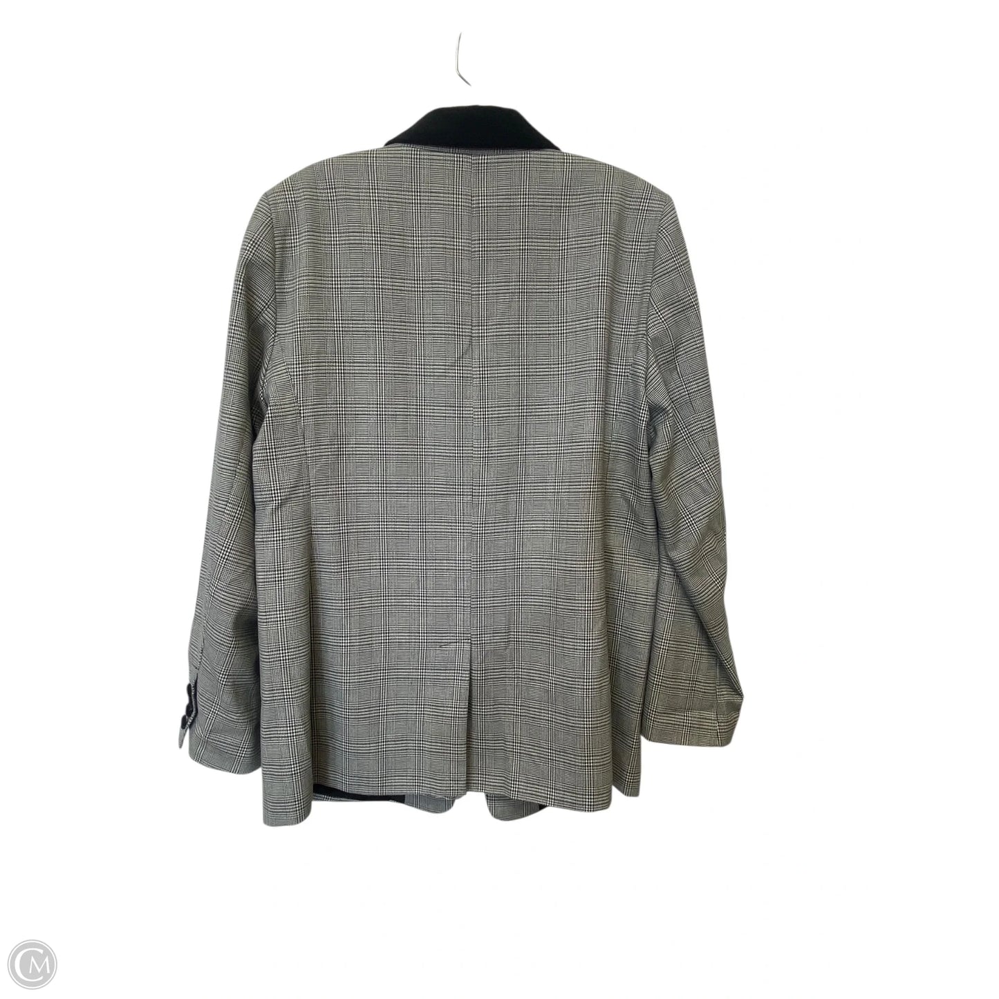 Blazer By Loft In Black & White, Size: 14