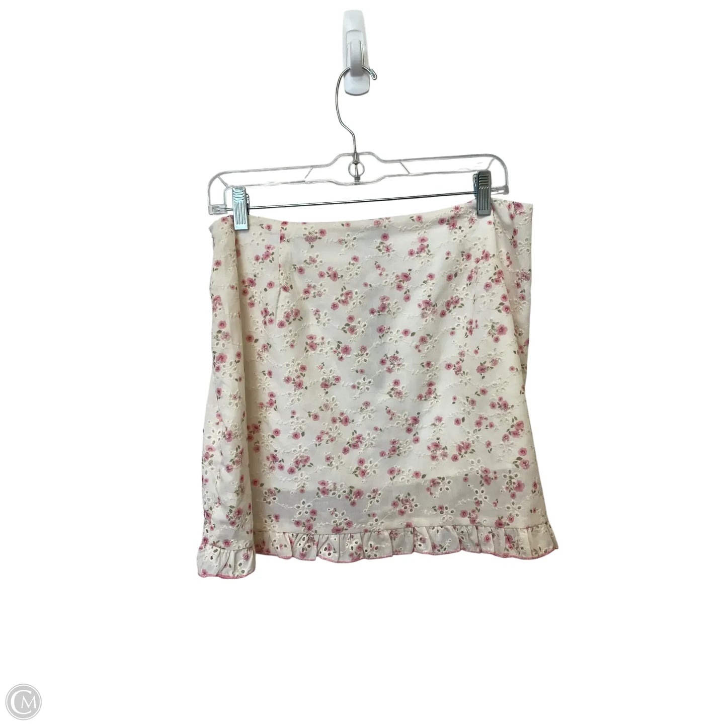 Skirt Mini & Short By Papermoon In Floral Print, Size: L