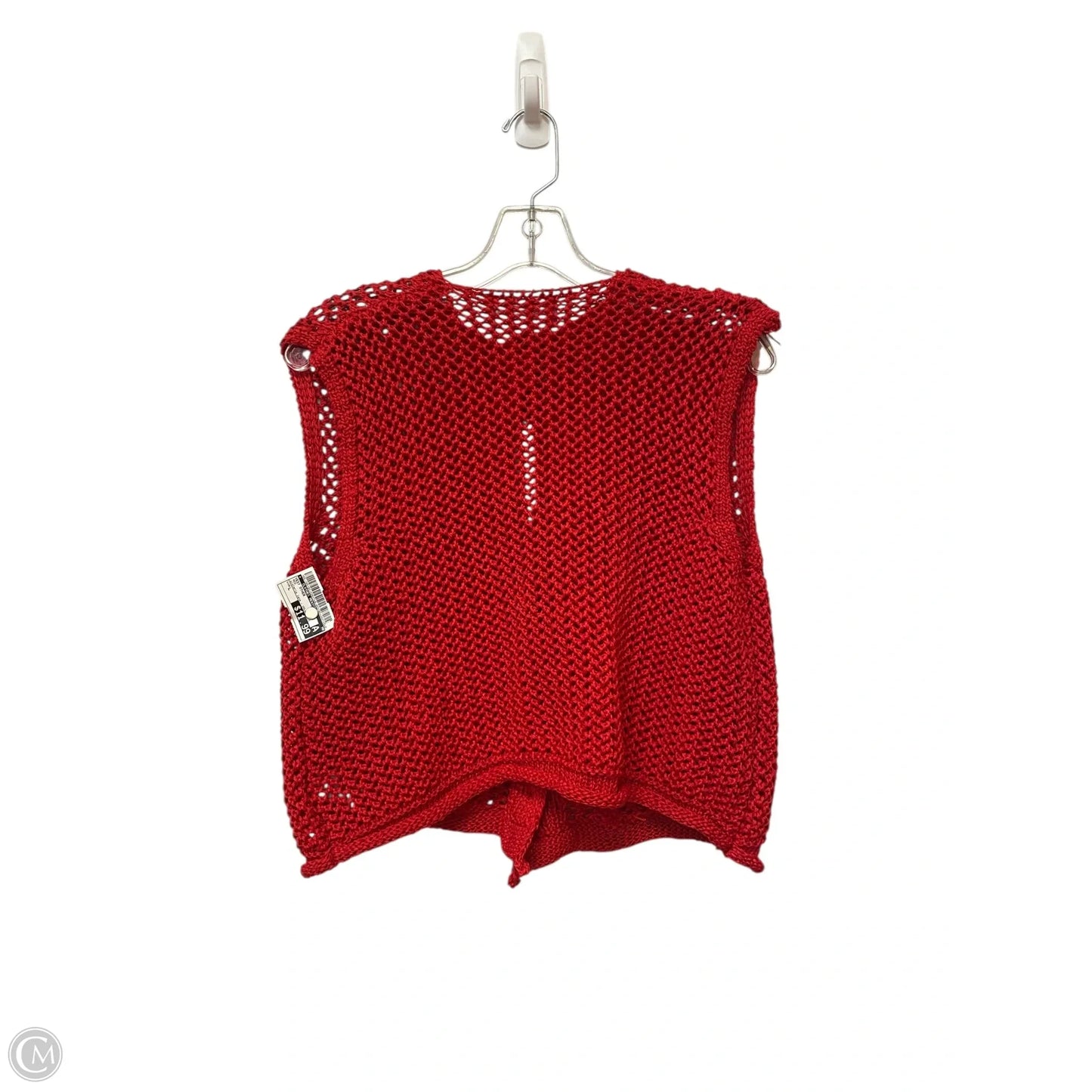 Vest Other By Clothes Mentor In Red, Size: L