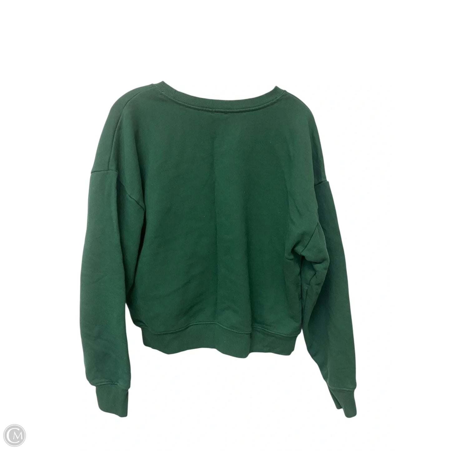 Sweatshirt Crewneck By Maeve In Green, Size: M