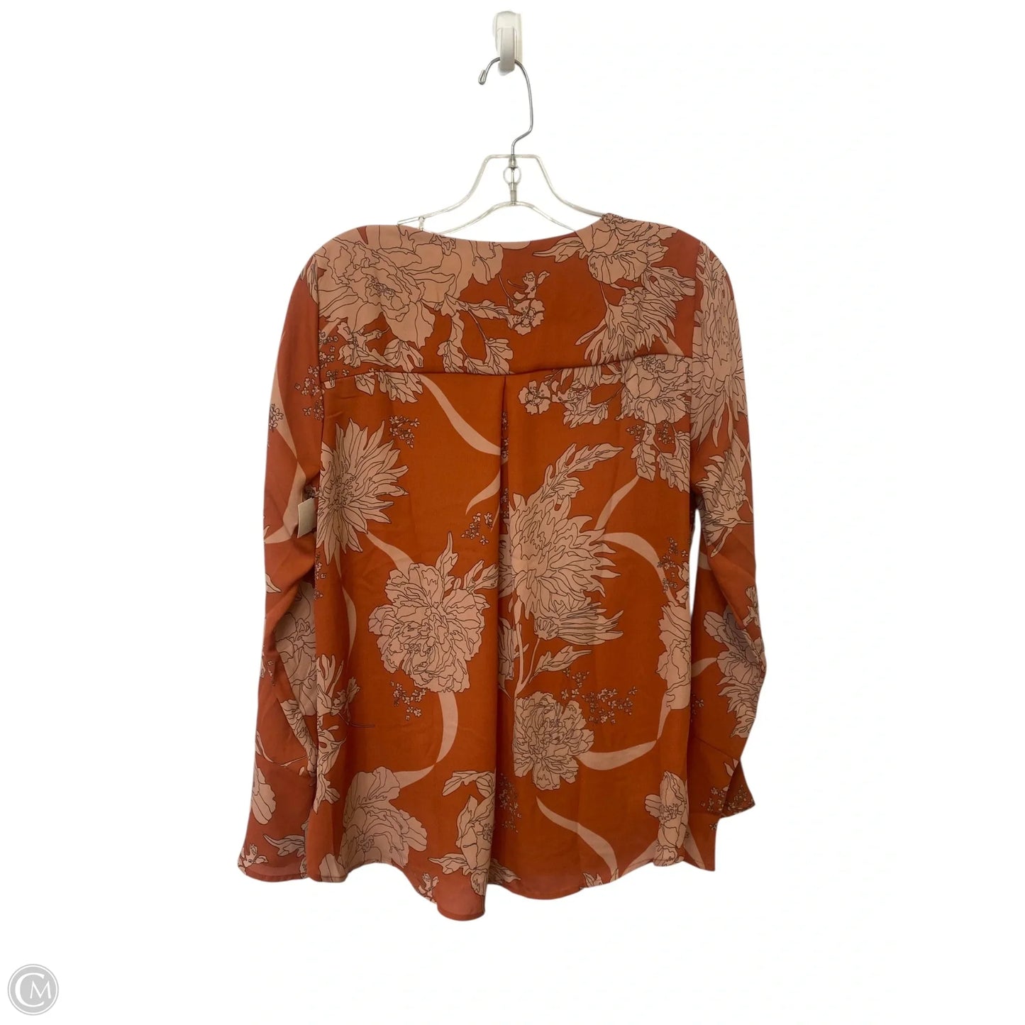 Top Long Sleeve By Clothes Mentor In Floral Print, Size: M