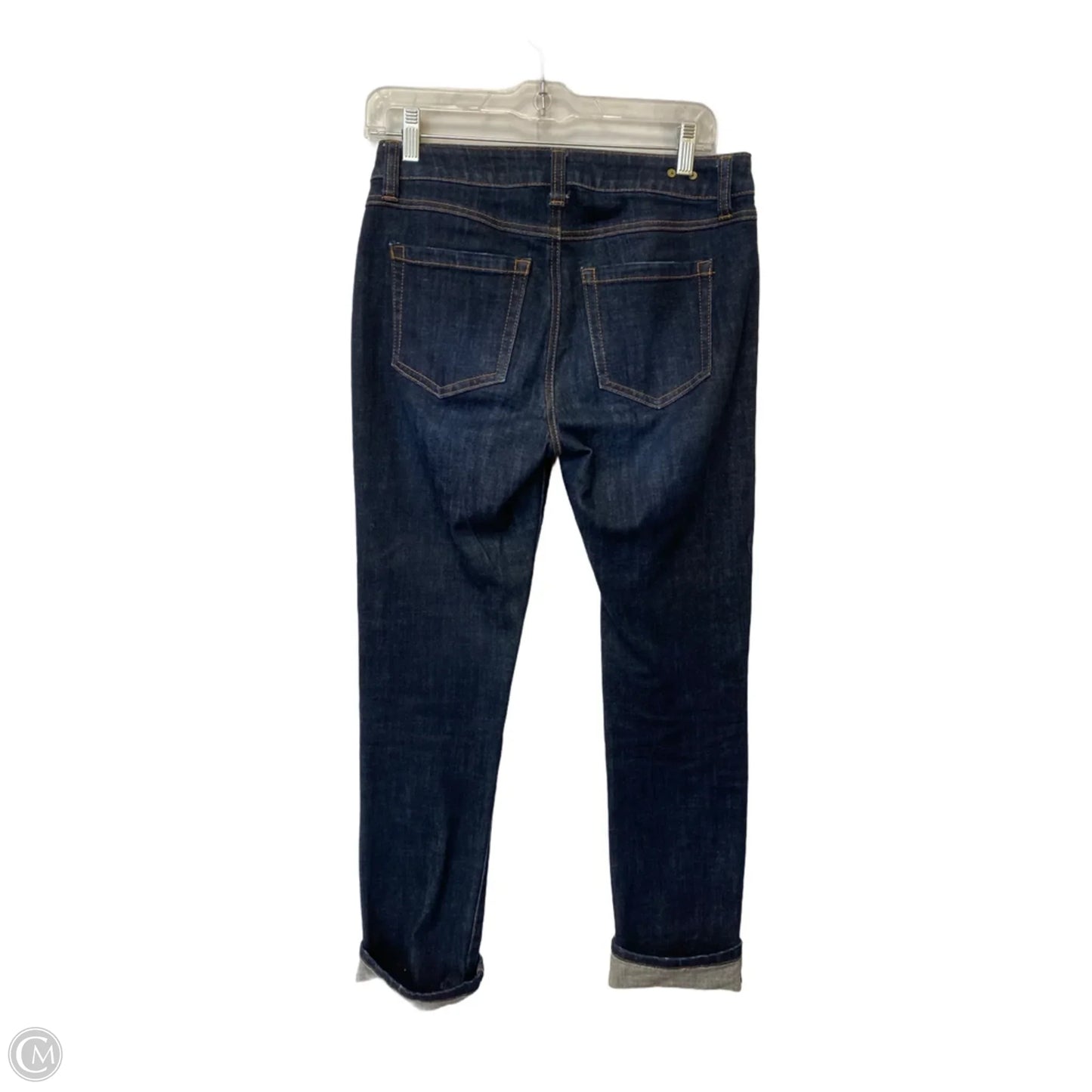 Jeans Straight By Cabi In Blue Denim, Size: 2