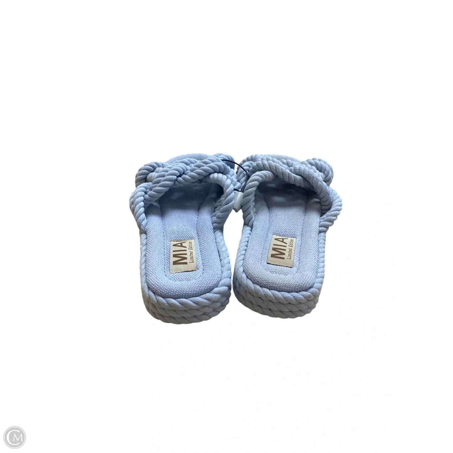 Sandals Flats By Mia In Blue, Size: 7
