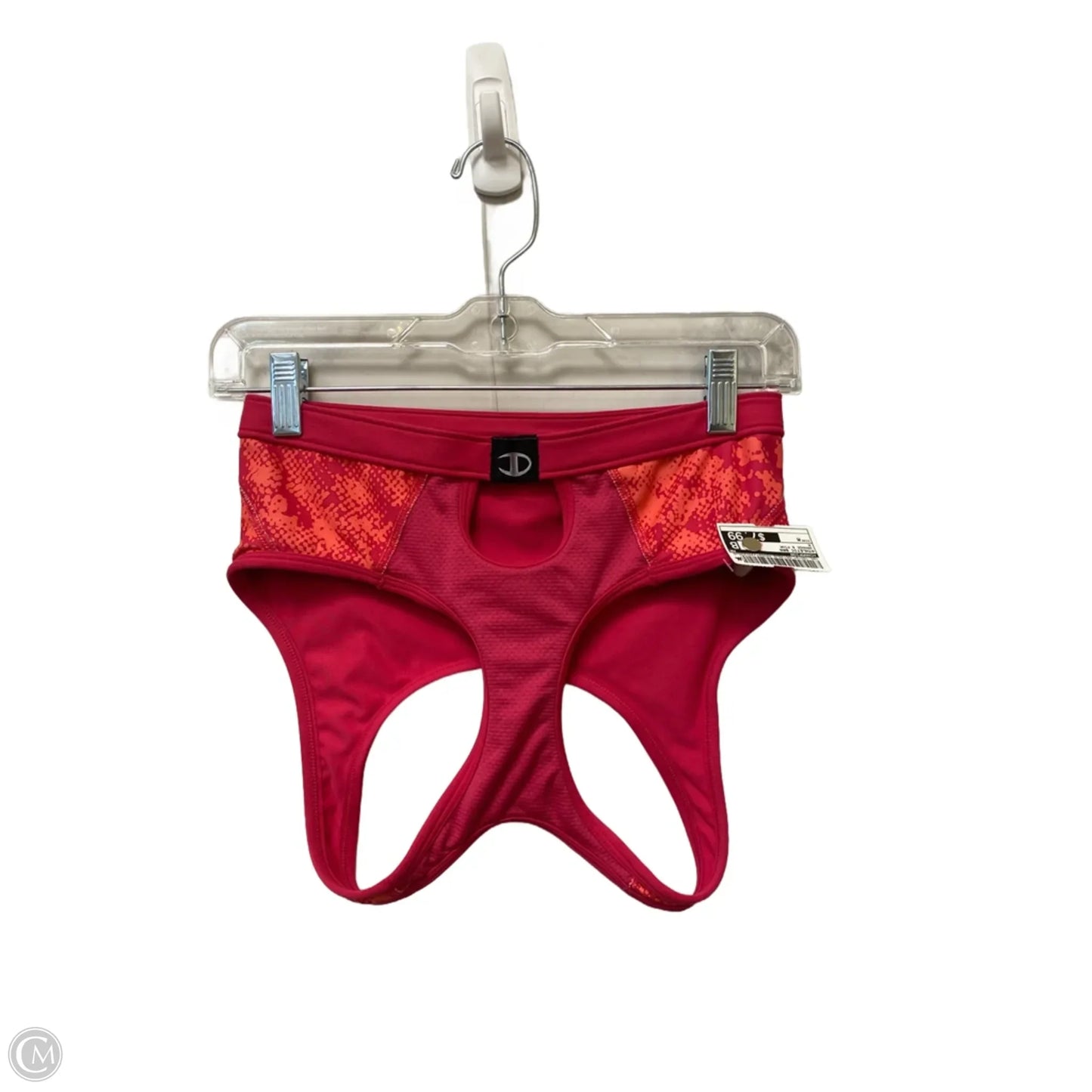 Athletic Bra By Champion In Orange & Pink, Size: M