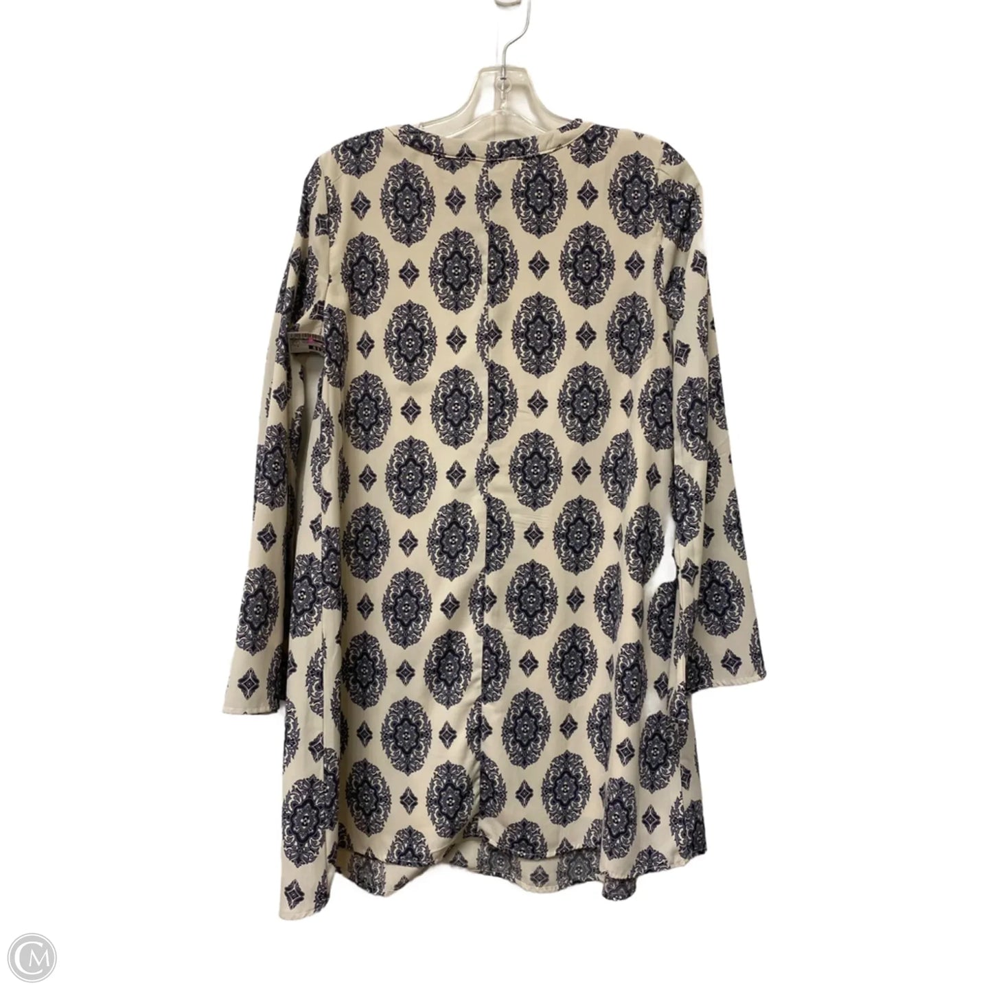 Dress Casual Midi By Altard State In Blue & Cream, Size: S