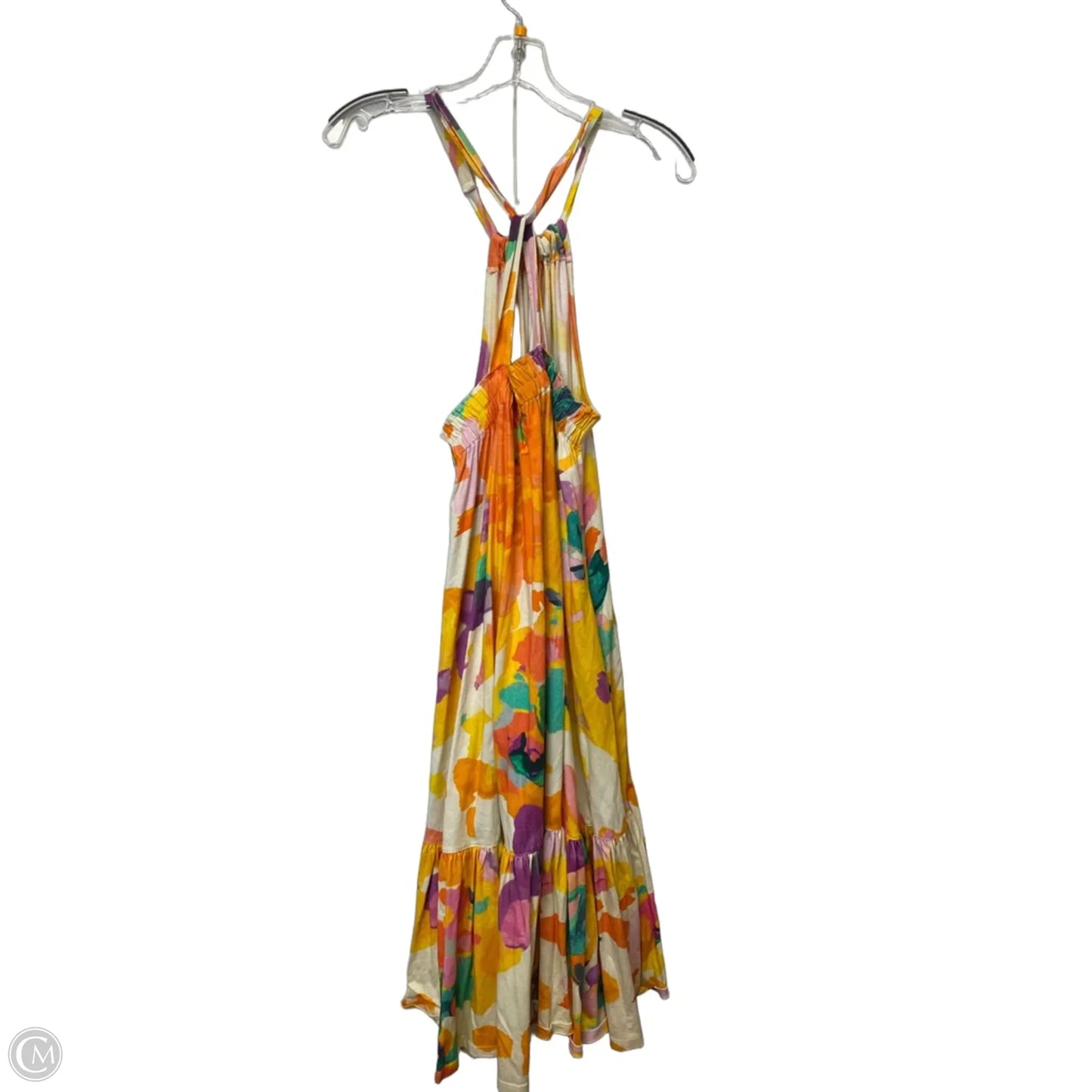 Dress Casual Midi By Daily Practice By Anthropologie In Floral Print, Size: S