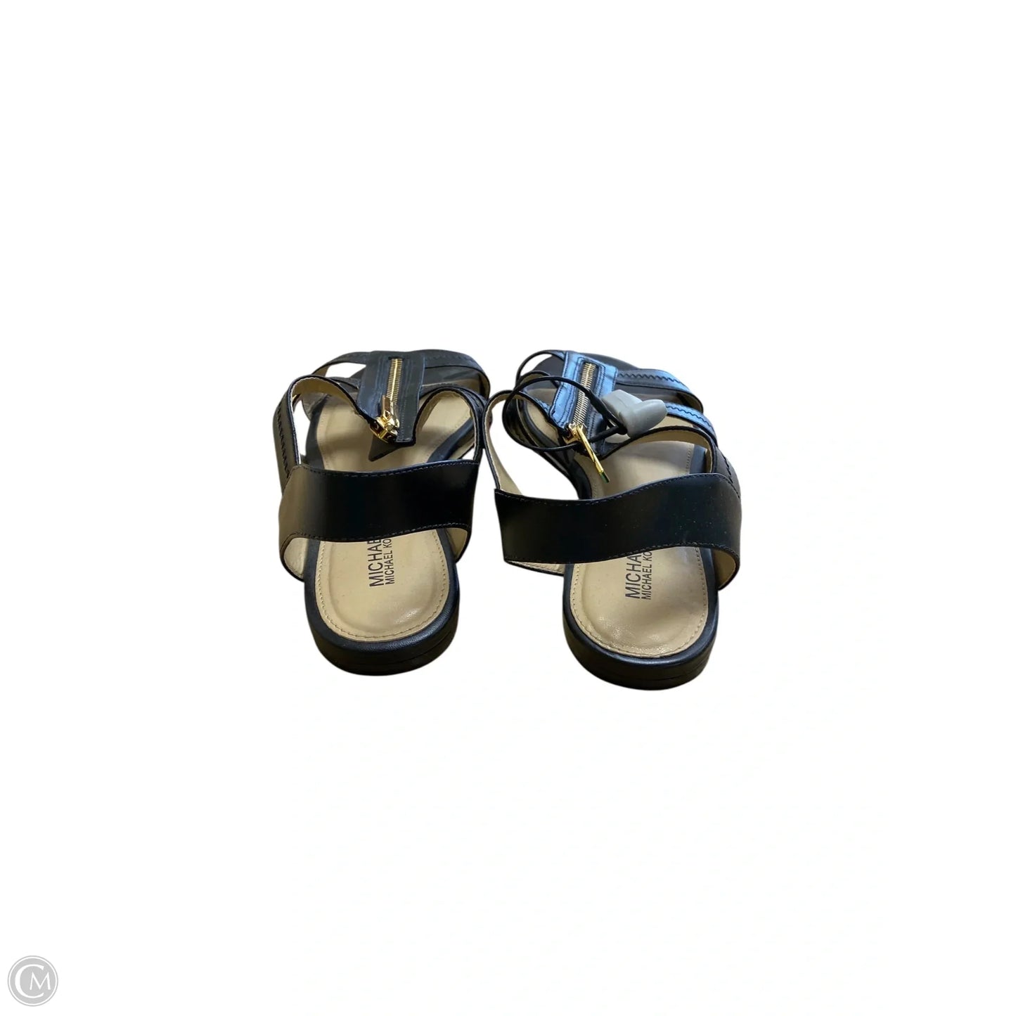 Sandals Flats By Michael By Michael Kors In Black, Size: 8