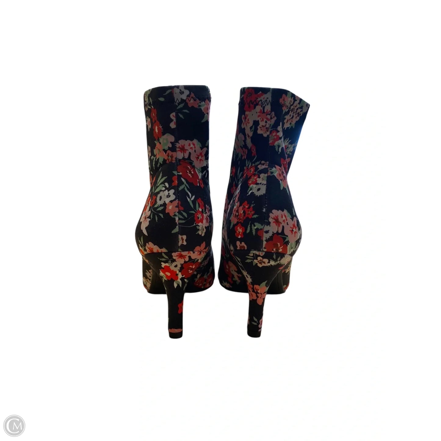 Boots Ankle Heels By Inc In Floral Print, Size: 8