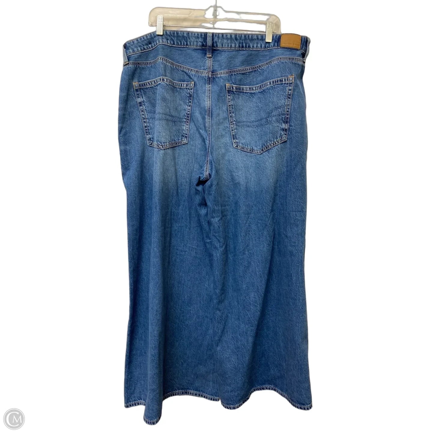 Jeans Boyfriend By American Eagle In Blue Denim, Size: 18