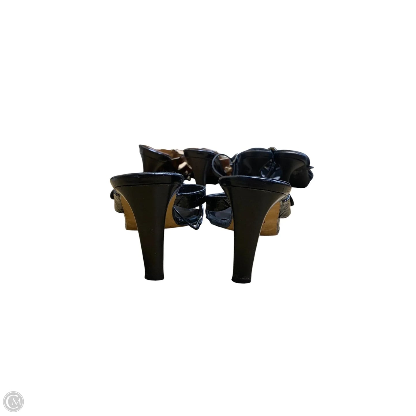 Sandals Heels Stiletto By Brighton In Black, Size: 9