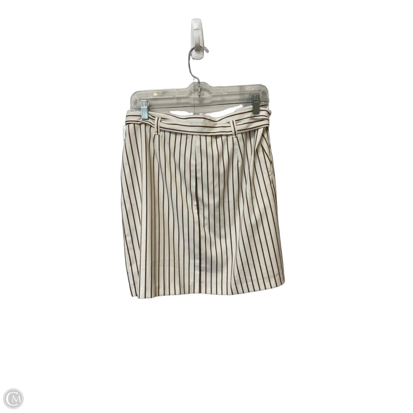 Skirt Mini & Short By Banana Republic In Striped Pattern, Size: 10