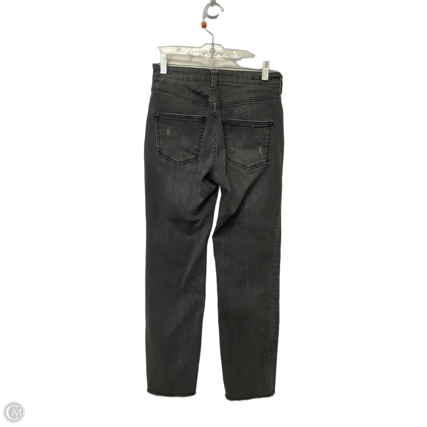 Jeans Straight By Pilcro In Black Denim, Size: 0