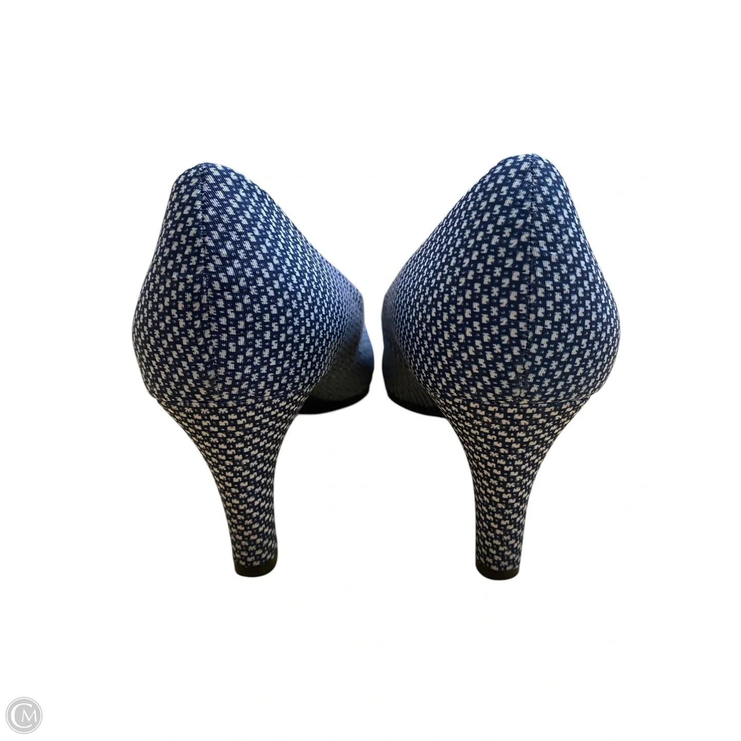 Shoes Heels Block By Abella In Blue, Size: 9