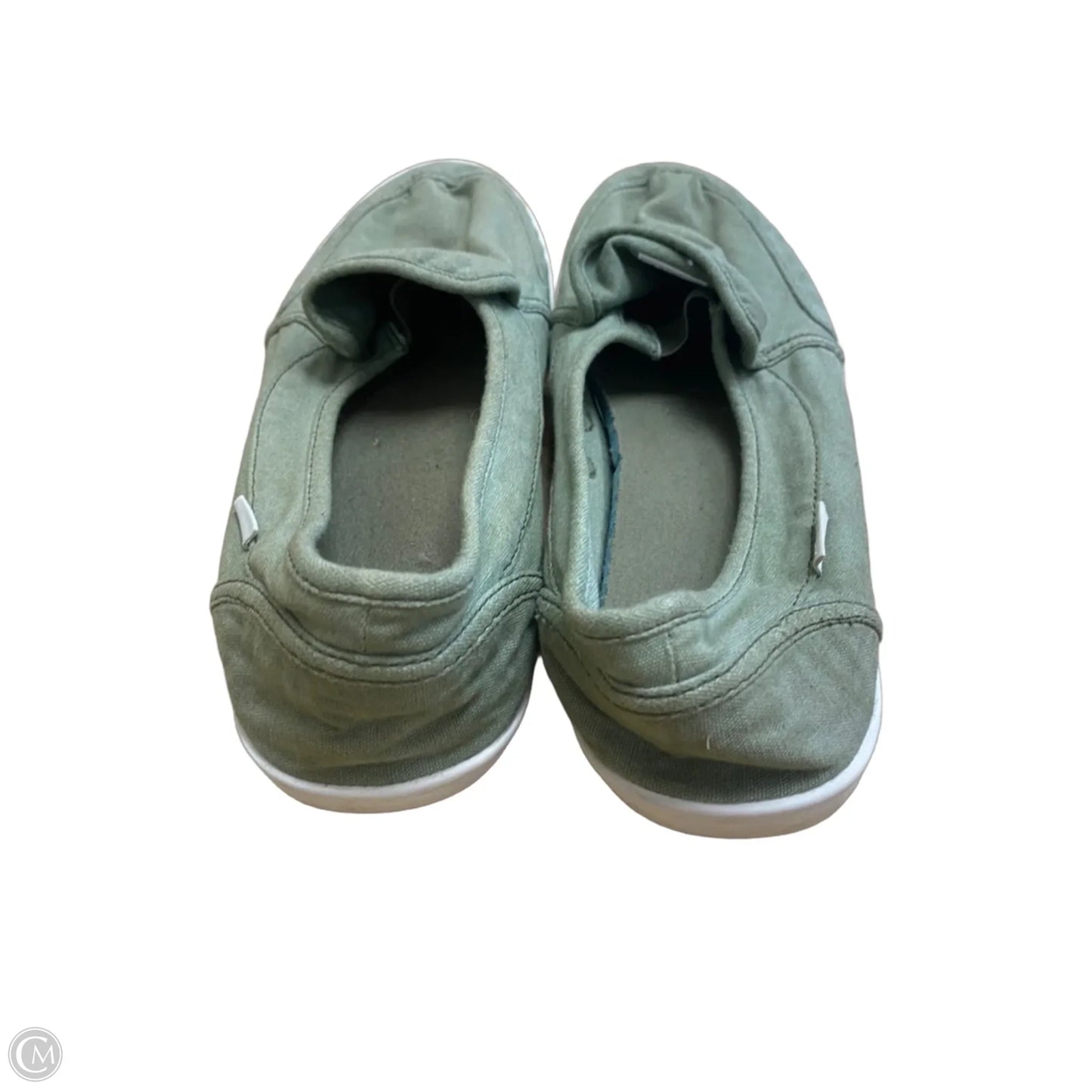 Shoes Flats By Sanuk In Green, Size: 9