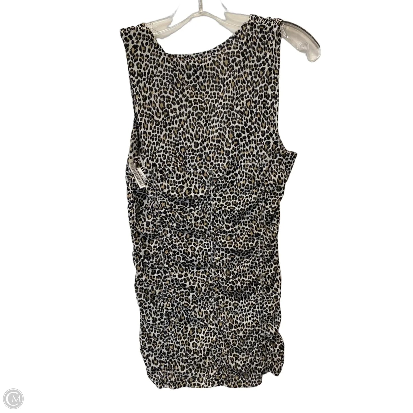Top Sleeveless By White House Black Market In Animal Print, Size: M