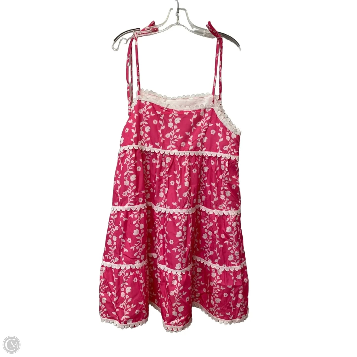 Dress Casual Short By Cme In Pink, Size: Xl