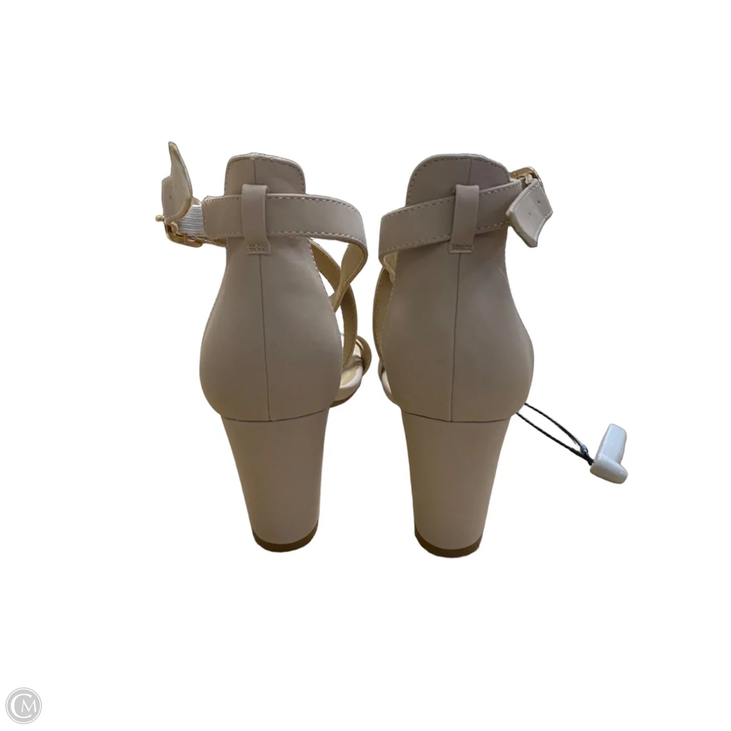 Shoes Heels Block By Cmf In Tan, Size: 8.5
