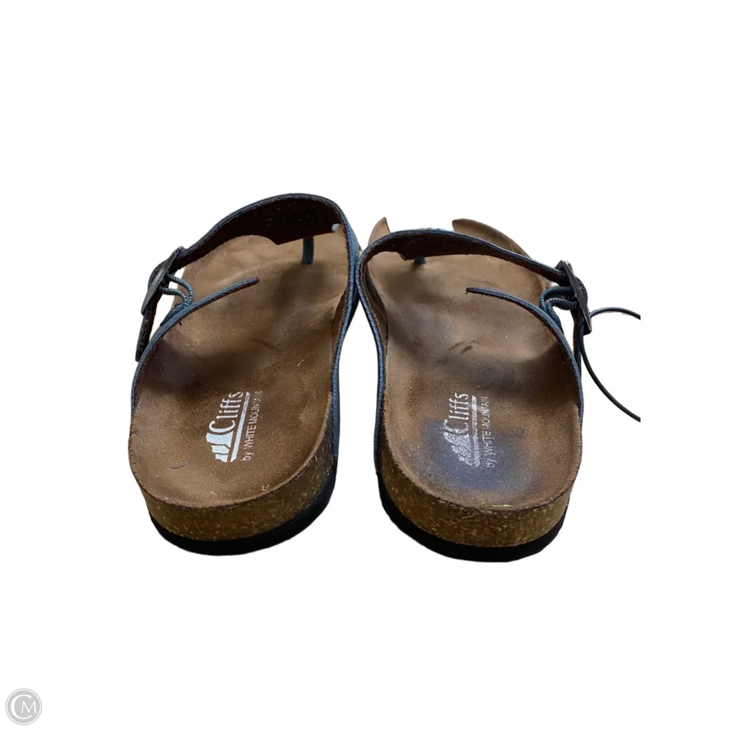 Sandals Flats By Cliffs By White Mountain In Blue, Size: 9