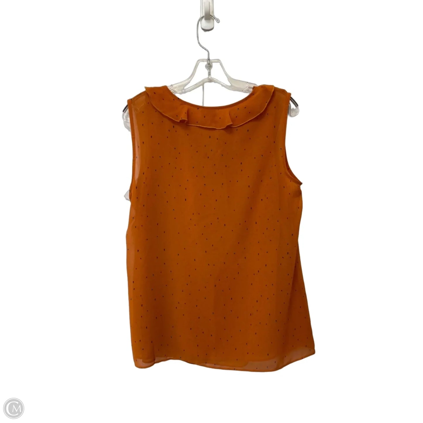 Top Sleeveless By Cabi In Orange, Size: M