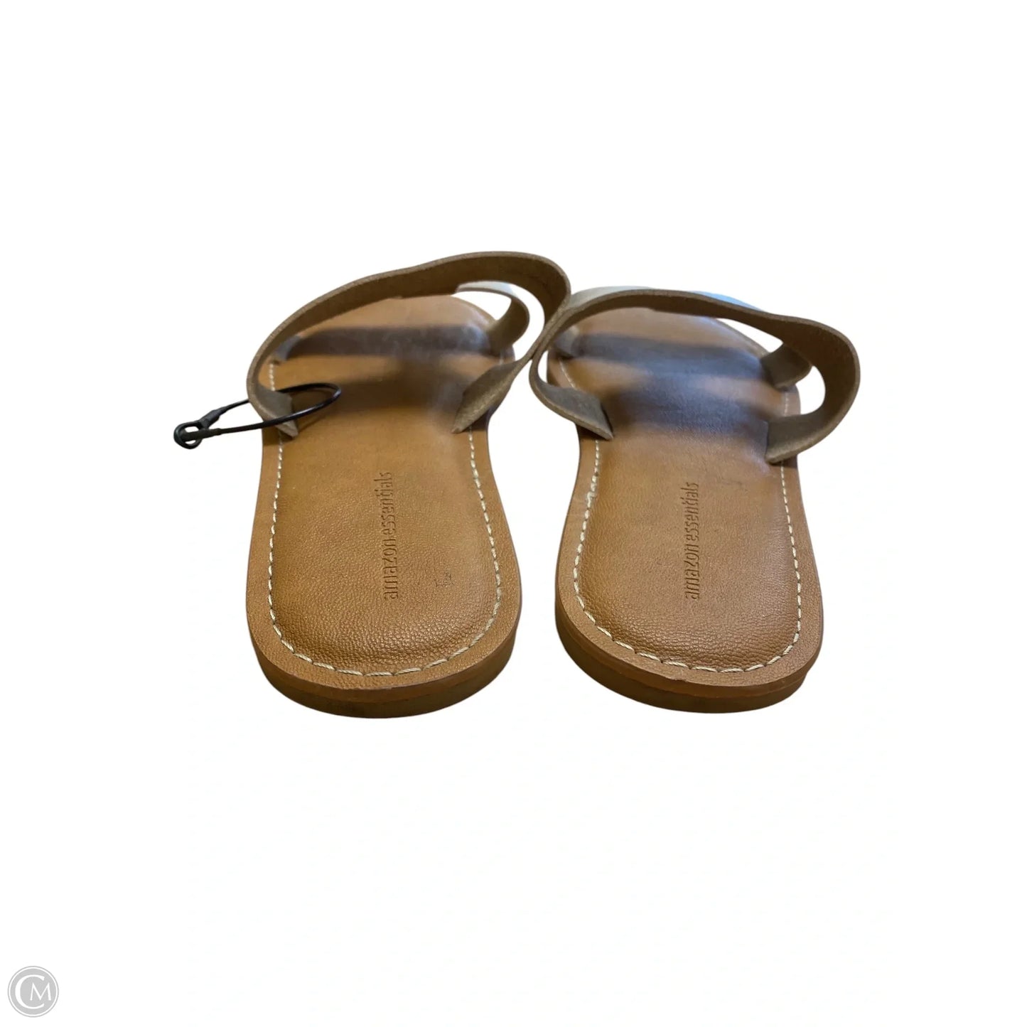 Sandals Flats By Amazon Essentials In Gold, Size: 7.5