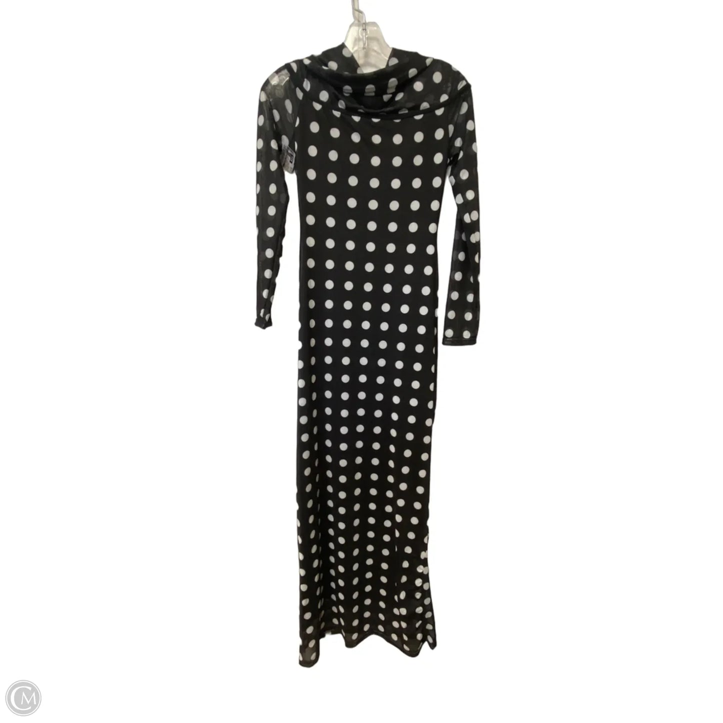 Dress Party Long By Clothes Mentor In Polkadot Pattern, Size: M