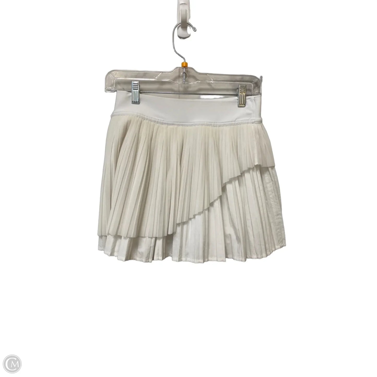 Athletic Skort By Lululemon In White, Size: 4