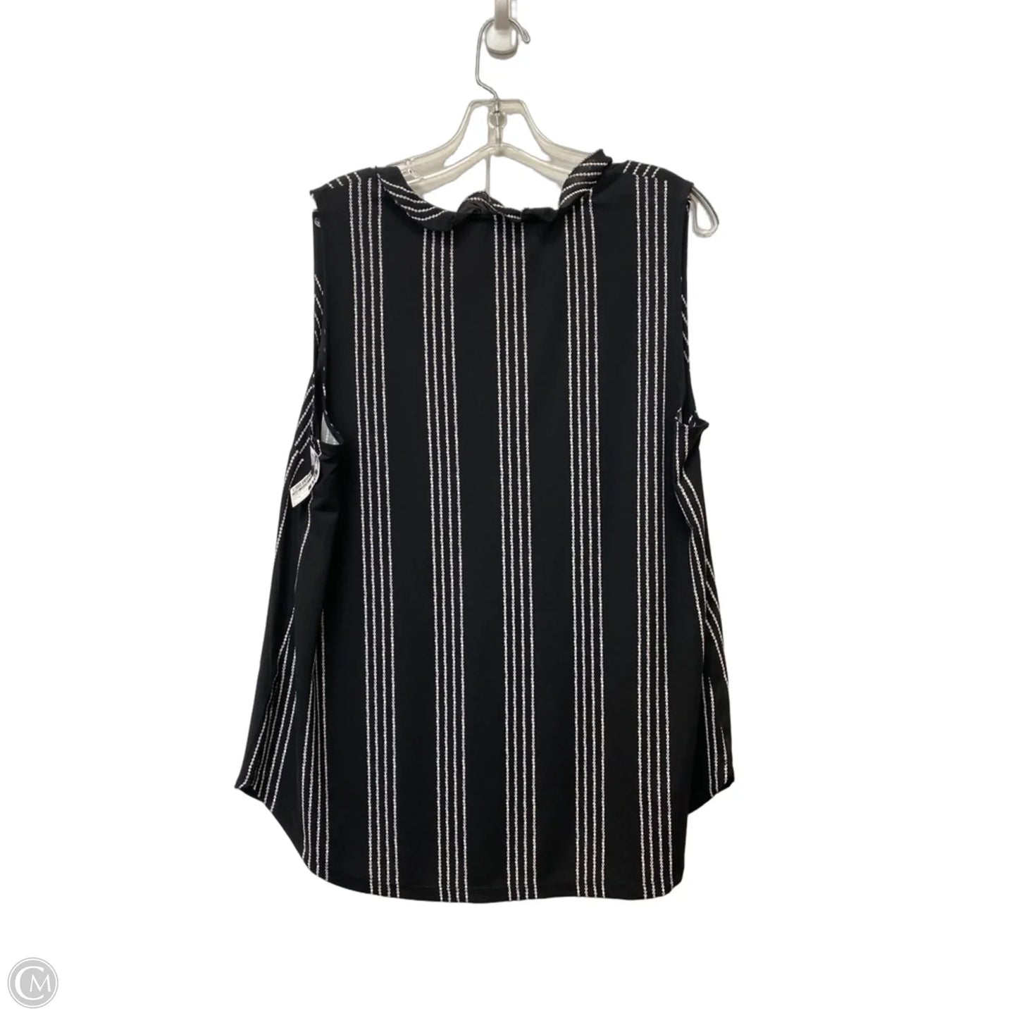 Top Sleeveless By Ann Taylor In Black, Size: L