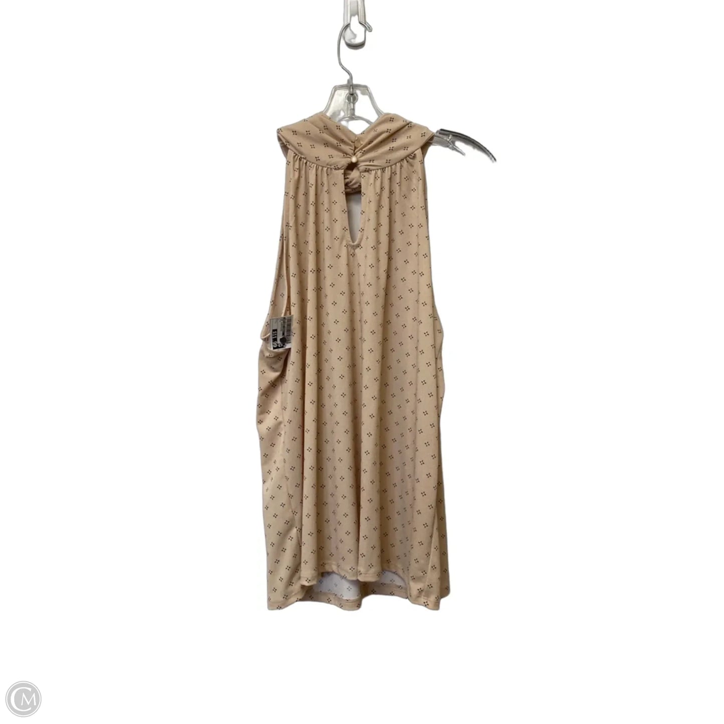 Top Sleeveless By Adrianna Papell In Pink, Size: L