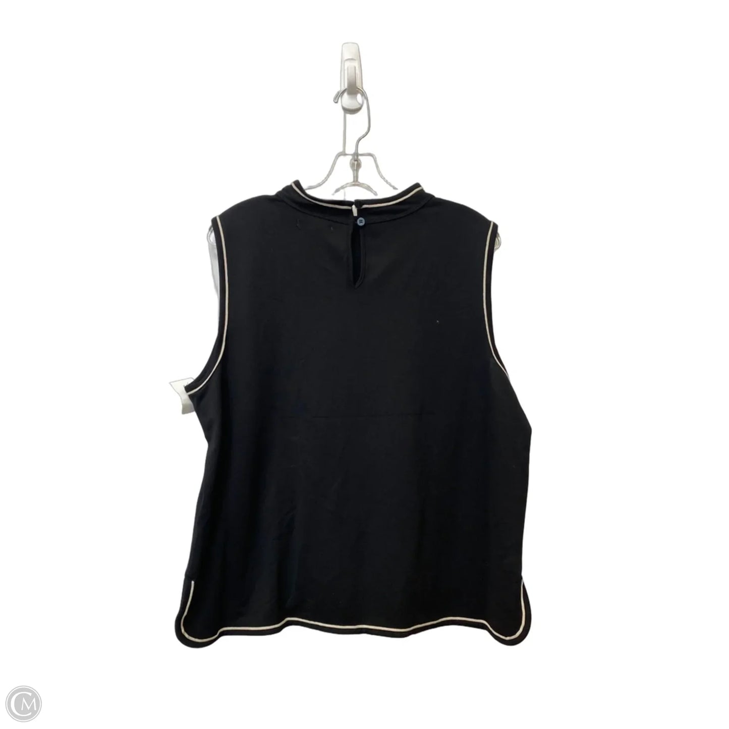 Top Sleeveless By Max Studio In Black, Size: Xl