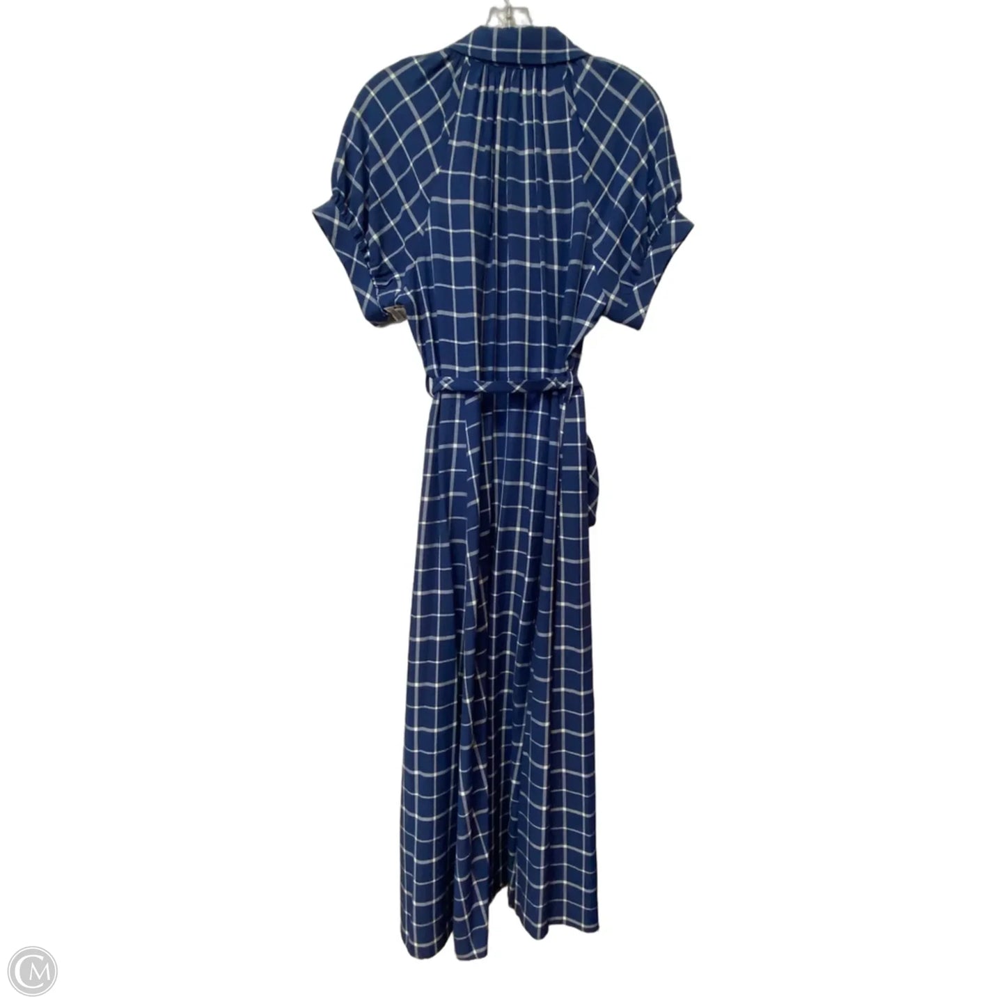 Dress Casual Maxi By Calvin Klein In Blue, Size: 12