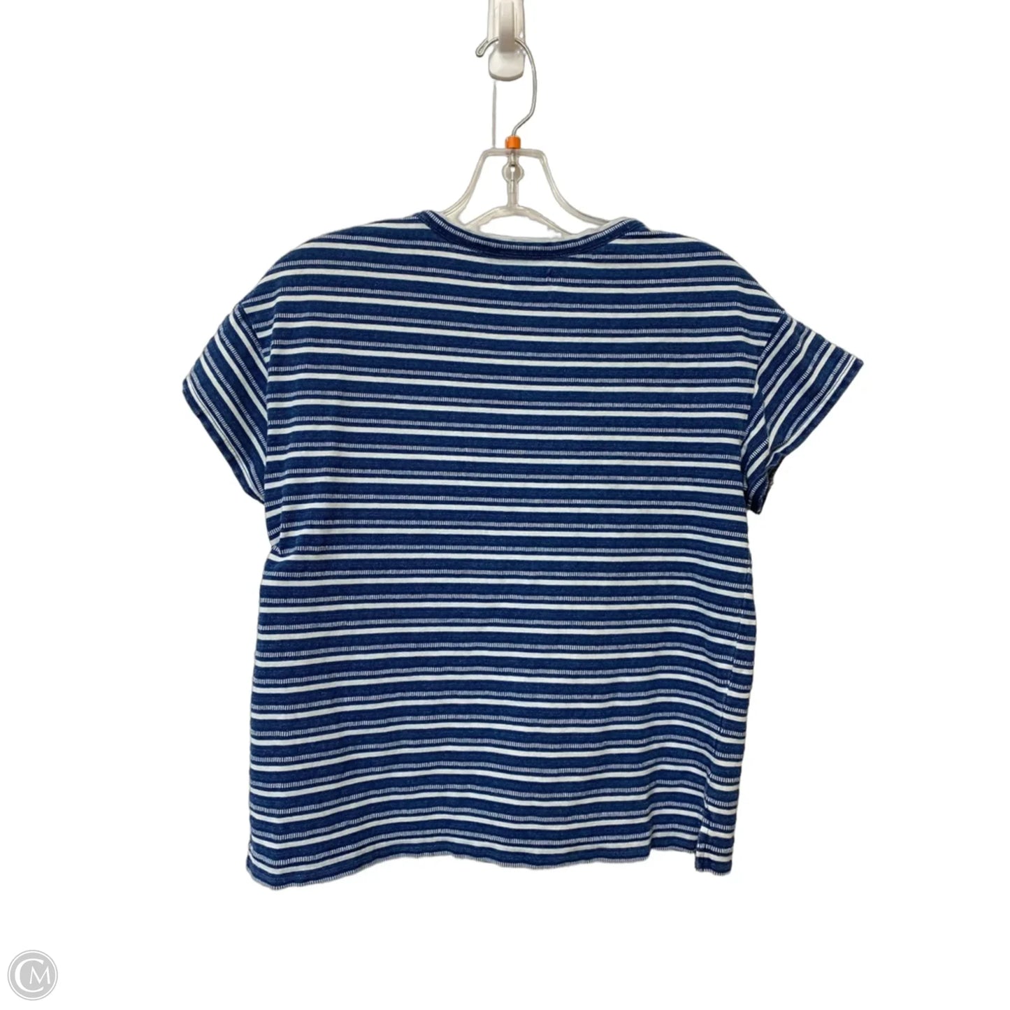Top Short Sleeve By Loft In Blue, Size: S