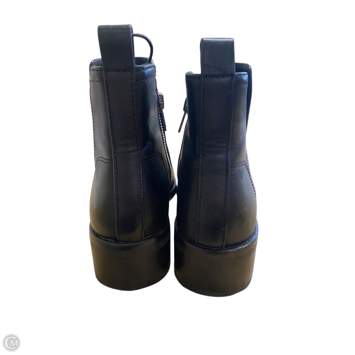 Boots Ankle Flats By Chelsea And Violet In Black, Size: 5.5