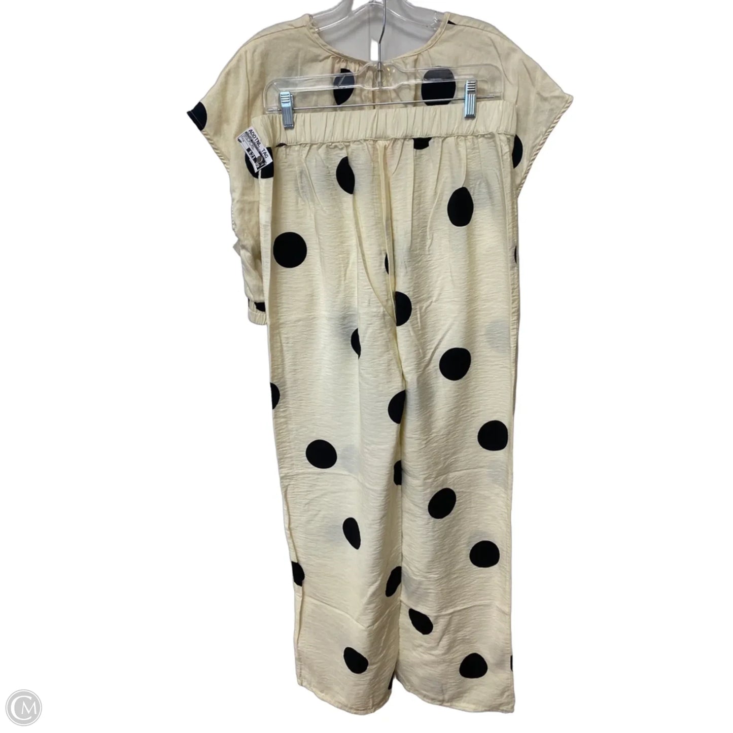 Pants Set 2pc By Future Collective In Polkadot Pattern, Size: M