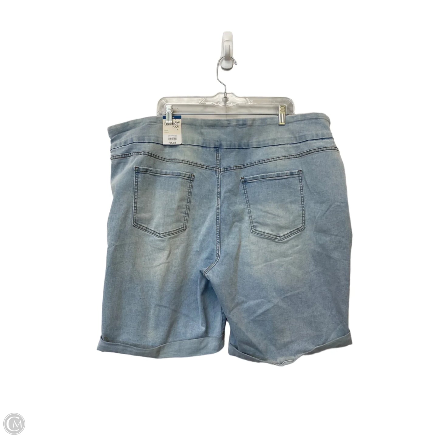 Shorts By Terra & Sky In Blue Denim, Size: 3x