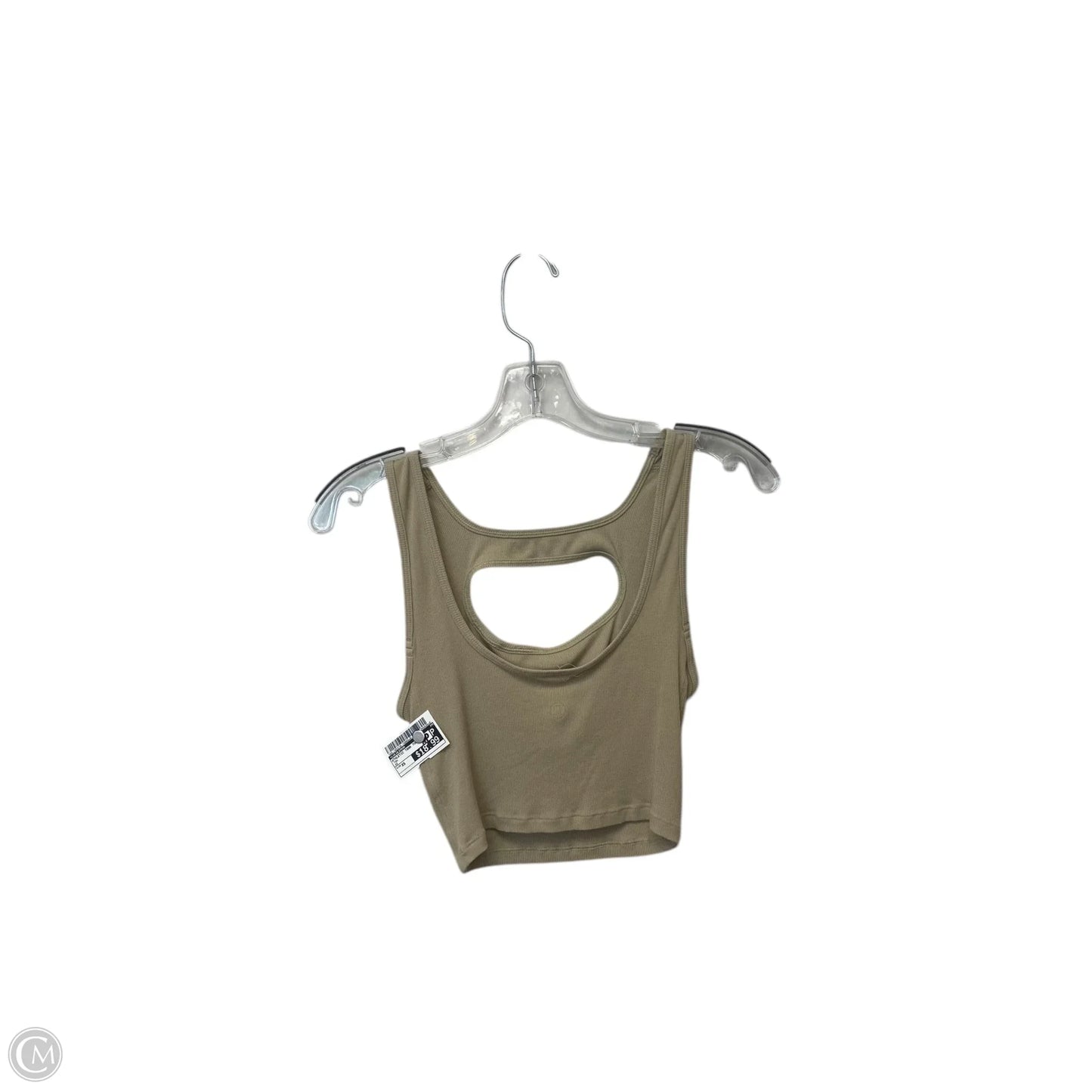 Athletic Tank Top By Lululemon In Tan, Size: Xs
