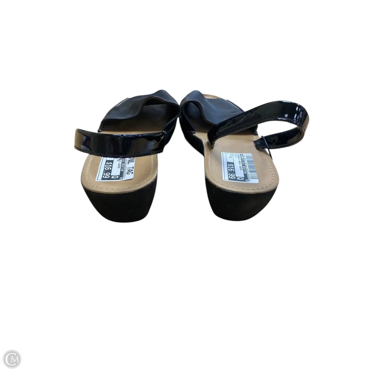 Sandals Heels Wedge By Kenneth Cole Reaction In Black, Size: 10