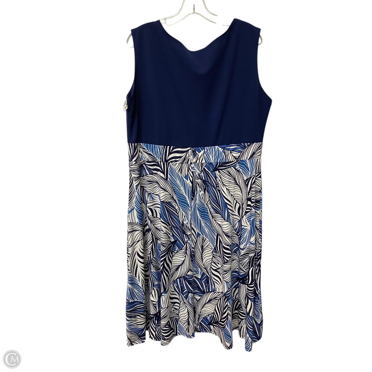 Dress Casual Maxi By Clothes Mentor In Blue, Size: 3x